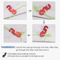 Unique Bargains Aluminum Straight Tent Cord Adjuster For Hiking Travel -Camping Equipment Series GUEST 8c7c6091 0f5c 48c9 9900 314f7d4acd6c