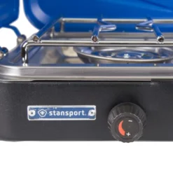 Stansport Double Burner Propane Stove Blue -Camping Equipment Series GUEST 8e48909b fc85 4524 83ee 521e20aa632c