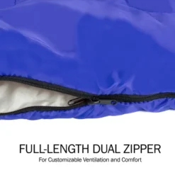 Leisure Sports Lightweight 2-Season Sleeping Bag For Spring/Summer - Blue -Camping Equipment Series GUEST 8ee862ca 19ba 48a5 b4ff d7cd2fb127c4