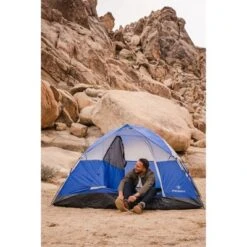 Stansport Pine Creek 4 Person Dome Tent Blue/White -Camping Equipment Series GUEST 901777d9 68a7 42fb 90dc c6b482d2f6d6