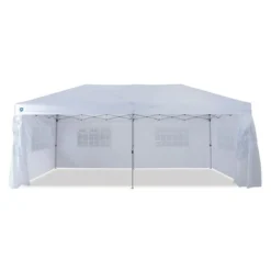 Z-Shade 20 By 10 Foot Instant Pop Up Event Canopy Tent, White & Instant Outdoor Canopy Tent Shelter Wrap Around Leg Weight Bags, Set Of 4 -Camping Equipment Series GUEST 922e65e1 eaad 44ae 9cf0 c1f01fe5610d