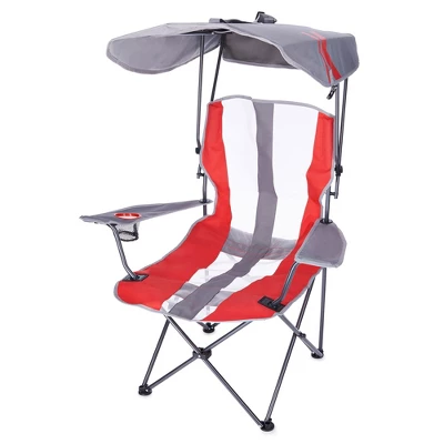 Kelsyus Premium Portable Camping Folding Outdoor Lawn Chair W/ 50+ UPF Canopy, Cup Holder, & Carry Strap, For Sports, Beach, Lake, Blue/Black (2 Pack) 2 Kelsyus Premium Portable Camping Folding Outdoor Lawn Chair W/ 50+ UPF Canopy, Cup Holder, & Carry Strap, For Sports, Beach, Lake, Blue/Black (2 Pack) - Image 2