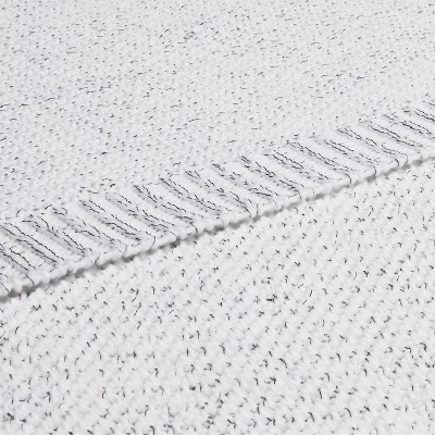 53"x60" Indoor/Outdoor Throw Blanket White/Black - Classic Accessories 4 53"x60" Indoor/Outdoor Throw Blanket White/Black - Classic Accessories - Image 4