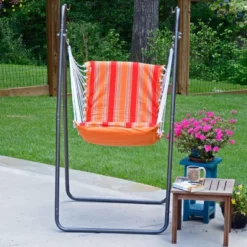 Soft Comfort Swing Chair & Stand With Sunbrella - Algoma -Camping Equipment Series GUEST 992c2cd2 9760 4a96 b28a 25ed1dc1ee6c