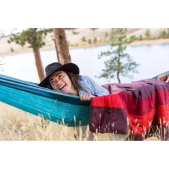 Sierra Designs Single Lightweight Hammock - Blue -Camping Equipment Series GUEST 9c3a2323 35e0 40cf abf6 3e9c43f7644d