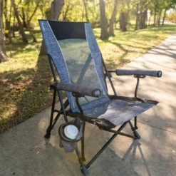 Kijaro Dual Lock Low Profile Hard Arm Chair - Hallett Peak Gray -Camping Equipment Series GUEST 9eb4220a 0a2d 4263 bb29 63fde3344193