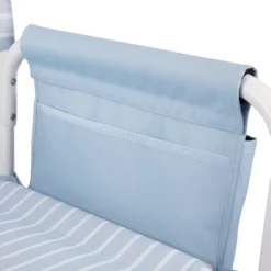 Picnic Time Outdoor Directors Chair - Mod Denim Stripes -Camping Equipment Series GUEST a2c8f86b e9f2 4804 88be f73faa5a28d2