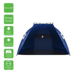 Leisure Sports Pop-up Beach Tent With Carrying Bag - Blue -Camping Equipment Series GUEST a339321c 2d48 444e 80cb 204af2e0b1bb