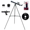 Galileo 500mm X 45mm Children's Astronomical And Terrestrial/Land Telescope Kit - Black