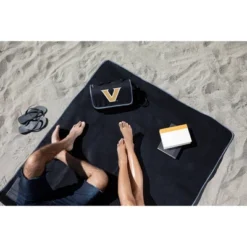 NCAA Vanderbilt Commodores Blanket Tote Outdoor Picnic Blanket - Black -Camping Equipment Series GUEST a7b986ae 9845 4ca6 8485 2574452b7ea4