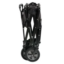 Mac Sports Heavy Duty Steel Frame Collapsible Folding 150 Pound Capacity Outdoor Garden Utility Wagon Yard Cart With Table And Cup Holders, Grey -Camping Equipment Series GUEST a878f445 7686 400d ba78 0b555d5c814b