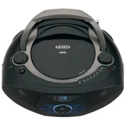 JENSEN AM/FM Radio CD Boombox With LED Display - Black (CD-560)