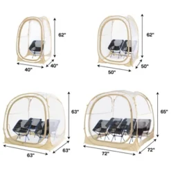 Pop Up Fiberglass Weather Proof Pod - EighteenTek -Camping Equipment Series GUEST abe8a499 83e6 488e b201 dc101526efed