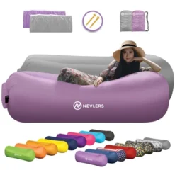 Nevlers Tear-Resistant Inflatable Loungers - Pack Of 2 -Camping Equipment Series GUEST ad30ecb7 acfe 4405 90fd 2ee36a550044