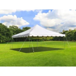 Party Tents Direct Weekender Outdoor Canopy Pole Tent, White, 15 Ft X 15 Ft -Camping Equipment Series GUEST afccef80 dab4 48d9 a7cb c3793229a7d4