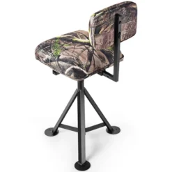 Costway Swivel Hunting Chair Tripod Blind Stool W/ Detachable Backrest Outdoor Camping -Camping Equipment Series GUEST b2a4e50c 3855 4cc9 97cb cfee33443951
