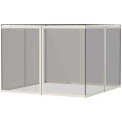 Outsunny Universal Replacement Mesh Sidewall Netting For Patio Gazebos And Canopy Tents With Zippers, (Sidewall Only) -Camping Equipment Series GUEST b30173f2 fdb2 4f5b 966e 106498f2e520