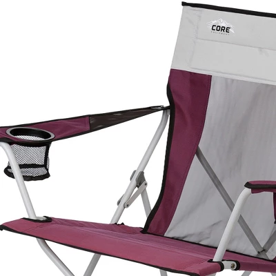 CORE Set Of 2 300-Pound Capacity Polyester Padded Arm Chair With Carry Bag & Instant Canopy 10 X 10-Foot Shelter Tent W/4 Doors & Fully-Taped Seams 3 CORE Set Of 2 300-Pound Capacity Polyester Padded Arm Chair With Carry Bag & Instant Canopy 10 X 10-Foot Shelter Tent W/4 Doors & Fully-Taped Seams - Image 3