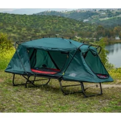 Kamp-Rite Portable Elevated 1-Person Oversize Tent Cot, Chair, Tent, For Camping Or Hunting, Easy Setup, Waterproof Rainfly & Carry Bag -Camping Equipment Series GUEST b53270fc b115 4249 b507 e3ee9b19a3a5