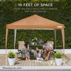 Best Choice Products 10x10ft Pop Up Canopy Outdoor Portable Adjustable Instant Gazebo Tent W/ Carrying Bag -Camping Equipment Series GUEST b5e22772 7f41 48de a6a1 4db2b5cbbf58