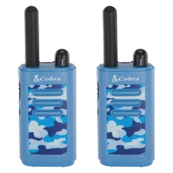 Cobra HE150 B - Kid Friendly Walkie Talkies - 16-Mile Range Two-Way Radio Set, 2-Pack - Blue -Camping Equipment Series GUEST b7e6e0eb b85d 4ed2 bb9c 75ec6b91f22b