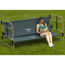 Disc-O-Bed X Large Cam-O-Bunk 2 Person Bench Bunked Double Bunk Bed Cot With 2 Side Organizer And Carrying Bags For Camping Trips, Green 9 Disc-O-Bed X Large Cam-O-Bunk 2 Person Bench Bunked Double Bunk Bed Cot With 2 Side Organizer And Carrying Bags For Camping Trips, Green -Camping Equipment Series GUEST b910cd58 82c5 488c 9af2 019e4e5b7d3c