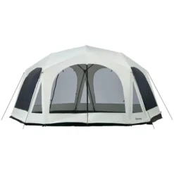 Outsunny Screen House Room 18 X 17 Ft Outdoor Camping Tent, 20 Person Canopy Tent With 8 Mesh Windows 2 Doors Portable Carry Bag For Fishing Hiking 12 Outsunny Screen House Room 18 X 17 Ft Outdoor Camping Tent, 20 Person Canopy Tent With 8 Mesh Windows 2 Doors Portable Carry Bag For Fishing Hiking -Camping Equipment Series GUEST b9172557 7a78 4fcf a5ee 8e19428ea78a
