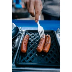 Stansport Double Burner And Grill Propane Stove Blue -Camping Equipment Series GUEST b9ed7e74 6428 49f9 9804 cf9d30e3408c