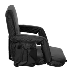 Flash Furniture Extra Wide Lightweight Reclining Stadium Chair With Armrests, Padded Back & Seat With Dual Storage Pockets And Backpack Straps 17 Flash Furniture Extra Wide Lightweight Reclining Stadium Chair With Armrests, Padded Back & Seat With Dual Storage Pockets And Backpack Straps -Camping Equipment Series GUEST ba15b104 31b6 4ab9 836b 1f46701c39a4