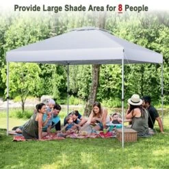 Costway 2-Tier 10' X 10' Pop-up Canopy Tent Instant Gazebo Adjustable Carry Bag With Wheel 12 Costway 2-Tier 10' X 10' Pop-up Canopy Tent Instant Gazebo Adjustable Carry Bag With Wheel -Camping Equipment Series GUEST bb4fa30d bb55 4353 b2cc 7cfe4f035720