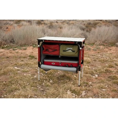 Camp Chef Mountain Series Sherpa Table & Organizer - Red 1 Camp Chef Mountain Series Sherpa Table & Organizer - Red