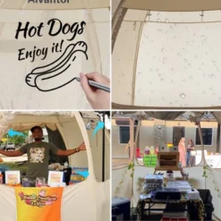 12'x12' Pop Up Portable Vendor Booth Gazebo - Alvantor -Camping Equipment Series GUEST c01bcaaf fbac 4ae4 b2d9 65acea6754c4