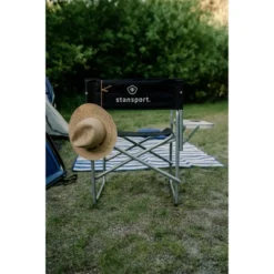 Stansport Folding Director's Chair With Side Table -Camping Equipment Series GUEST c1c73192 a6de 4697 b7dc 6aa24959a32f