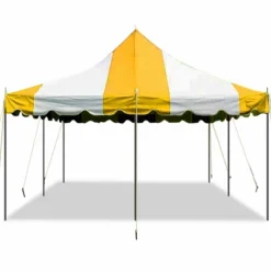 Party Tents Direct Weekender Outdoor Canopy Pole Tent, Yellow 20 Ft X 20 Ft -Camping Equipment Series GUEST c4a4629f c7cb 4a08 828b 36a7d2a5000e