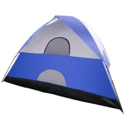 6-Person Family Camping Tent – Rebel Bay Water-Resistant Dome Shelter With Removable Rain Fly And Carry Bag – Camping Gear By Wakeman Outdoors (Blue) -Camping Equipment Series GUEST c57d6ee0 08ed 48d3 84e3 8a9ddce8d27b