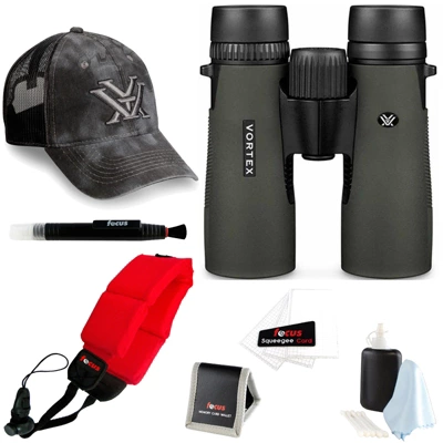 Vortex Diamondback 8x42 Binocular With Foam Floating Strap And Accessory Bundle 1 Vortex Diamondback 8x42 Binocular With Foam Floating Strap And Accessory Bundle