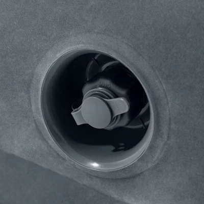 Intex Queen Size Inflatable Pull-Out Sofa Bed Sleep Away Futon Couch, Dark Gray 2 Intex Queen Size Inflatable Pull-Out Sofa Bed Sleep Away Futon Couch, Dark Gray - Image 2