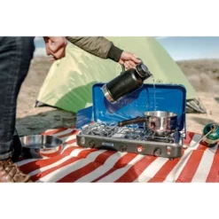 Stansport Triple Burner Propane Stove Blue -Camping Equipment Series GUEST c7516cf4 86c9 4aba a60a b24ca4802d0c