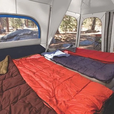 Coleman 14 X 10 Foot 8 Person Instant Cabin Camping Double Thick Fabric Family Tent With Integrated Rainfly And Carry Bag For Camping And Hiking 4 Coleman 14 X 10 Foot 8 Person Instant Cabin Camping Double Thick Fabric Family Tent With Integrated Rainfly And Carry Bag For Camping And Hiking - Image 4