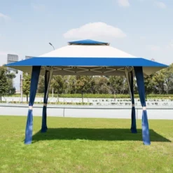 Tangkula 13' X13' Folding Gazebo Canopy Patio Outdoor Tent Party Shade Shelter -Camping Equipment Series GUEST c98b2155 5e8e 4dda 8ef0 18dde750e4f9