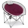 CORE Set Of 2 Oversized Padded Round Moon Outdoor Camping Folding Chair & Instant Cabin 14' X 9' 9-Person Camping SleeperTent