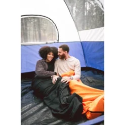 Stansport Rectangular Fleece Sleeping Bag Orange -Camping Equipment Series GUEST cbc9d1ef 59f1 406d 918f b52a9950ef3d