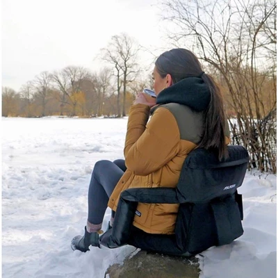 Alpcour Heated Massage Stadium Seat - Waterproof Reclining Chair With Side Pockets 2 Alpcour Heated Massage Stadium Seat - Waterproof Reclining Chair With Side Pockets - Image 2