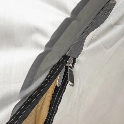 Outsunny Easy Set-Up Camping Tent With Porch, Floor And Carry Bag, For 2-3 Person Backpacking Camping Hiking, Coffee 4 Outsunny Easy Set-Up Camping Tent With Porch, Floor And Carry Bag, For 2-3 Person Backpacking Camping Hiking, Coffee - Image 4