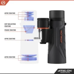 Athlon Optics Argos G2 HD Binoculars With Eye Relief For Adults And Kids, High-Powered Binoculars For Hunting, Birdwatching, And More -Camping Equipment Series GUEST d952e54d 8d54 4509 b687 79497ff7cb42