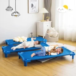Costway Pack Of 6 Kids Stackable Naptime Cot 52'' L X 23'' W Daycare Rest Mat 11 Costway Pack Of 6 Kids Stackable Naptime Cot 52'' L X 23'' W Daycare Rest Mat -Camping Equipment Series GUEST db491c27 39b7 4a43 bb0c cf62d4f870c6