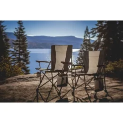 Picnic Time Outlander Camp Chair - Black -Camping Equipment Series GUEST db69f0bf c853 4e61 a1d5 8ab411a18b6e