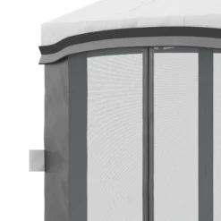 Outsunny 10' X 10' Pop Up Canopy With Nettings, Foldable Party Tent With Wheeled Carry Bag And 4 Sand Bags -Camping Equipment Series GUEST ddbf8b8e d86a 48e7 9978 e1087e5e4e61