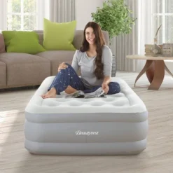 Beautyrest Skyrise 14" Air Mattress With External Pump 1-Touch Comfort Control - Twin 11 Beautyrest Skyrise 14" Air Mattress With External Pump 1-Touch Comfort Control - Twin -Camping Equipment Series GUEST e1067693 55ac 40ea 8b2e 87f63ea147f0
