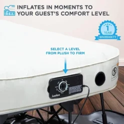 Ivation Air Mattress With Built In Pump, EZ-Bed With Legs -Camping Equipment Series GUEST e13372a3 dfb4 42f2 9e05 1464d4f8e4b0
